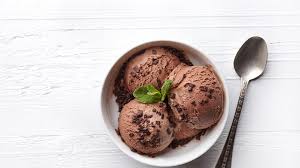 Helado de chocolate
